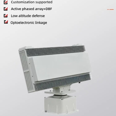 10 kilometer X-band unmanned aerial vehicle detection low altitude monitoring radar system